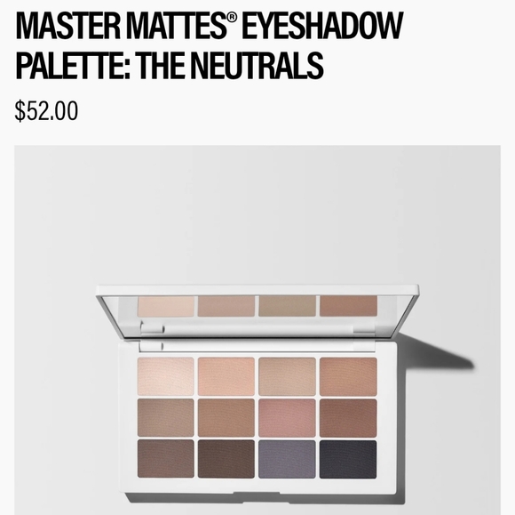 *NWOT* Makeup By Mario Master Mattes The Neutrals - Picture 3 of 3